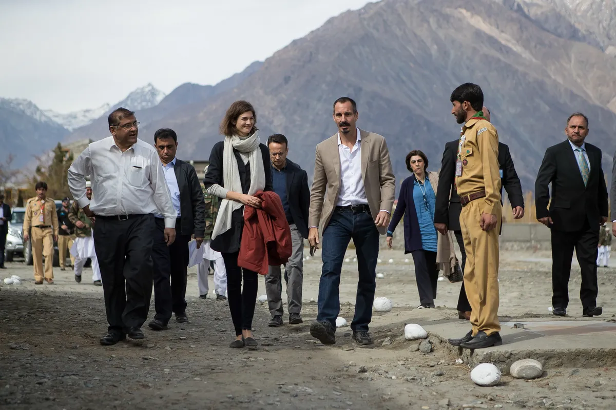 Le prince Rahim et la princesse Salwa Aga Khan en visite au Pakistan