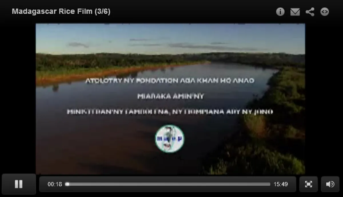 Madagascar rice film (3/6) - AKDN