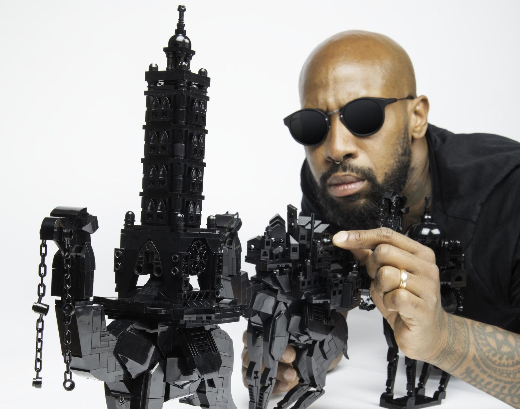 Ghanaian-Canadian artist creates art exclusively from Lego