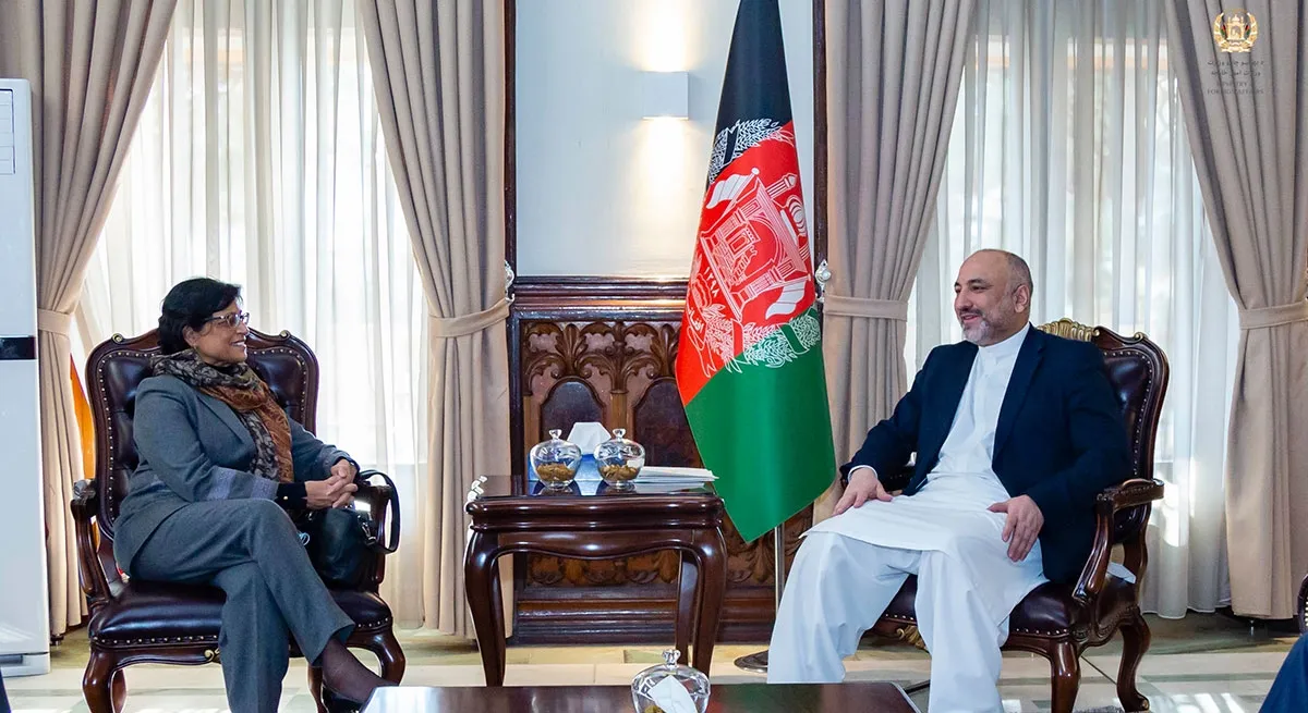 Afghan Foreign Minister meets with Diplomatic Representative of Aga ...
