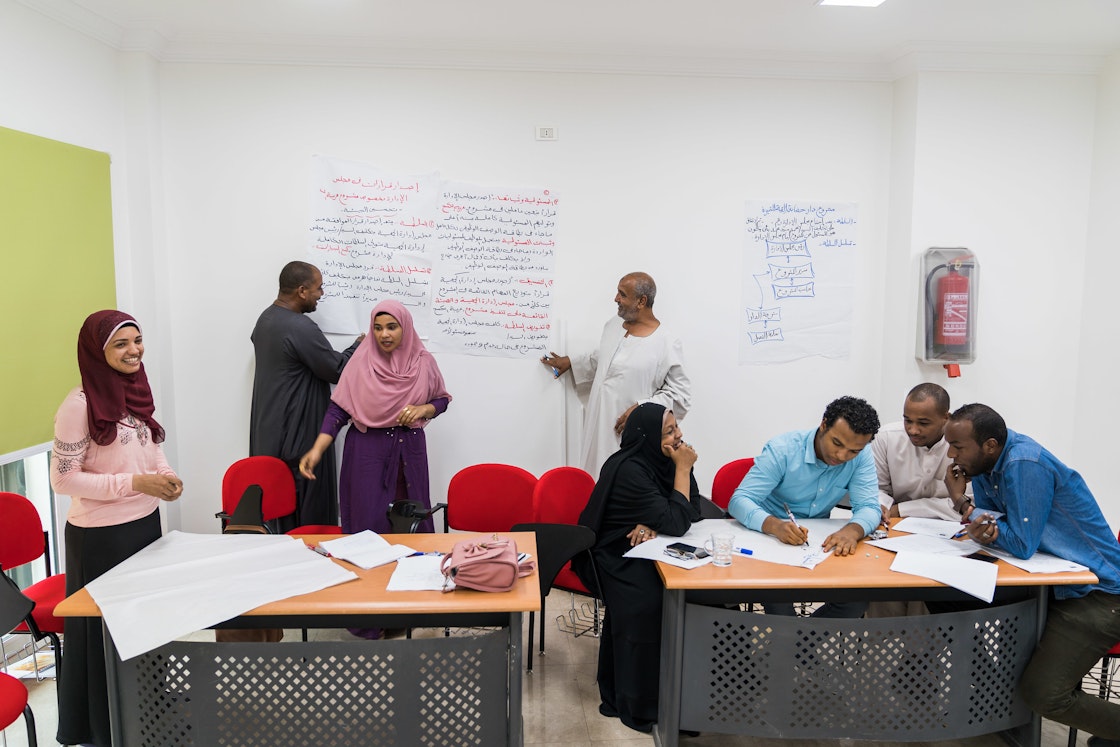 AKF operates a training programme for civil society organisations in Egypt, funded by the European Commission. The activities in rural Aswan have reached over 80,000 beneficiaries and created 450 jobs. AKDN / Christopher Wilton-Steer