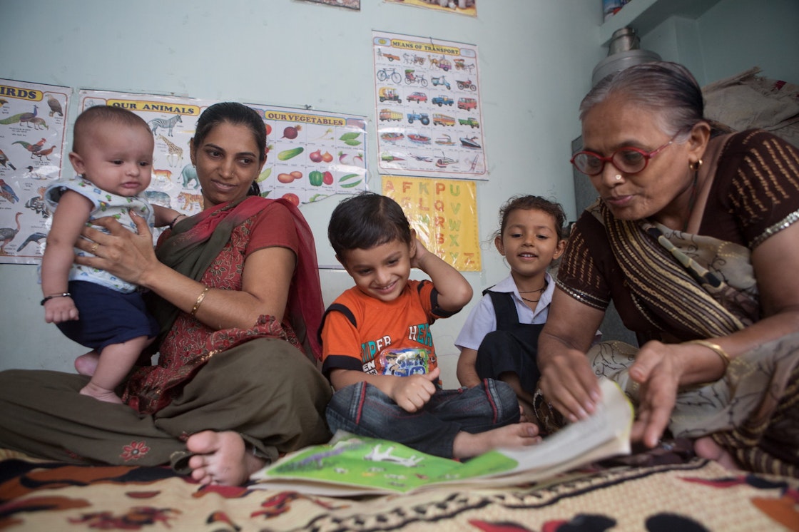 The Reading for Children programme in Bihar, India. AKDN