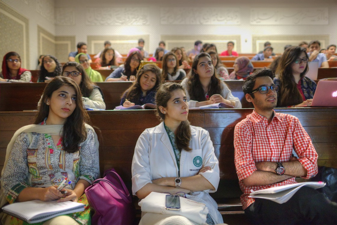 Lecture Hall, Aga Khan University Medical College, Karachi, Pakistan. AKDN / Kohi Marri