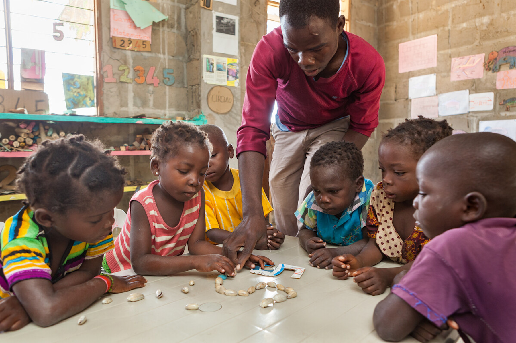The Aga Khan Foundation’s ECD programmes give special attention to protection and safety, good health and nutrition, affectionate and responsive interaction and communication, play, and stimulating environments that enable young children to learn better at home and in formal care.