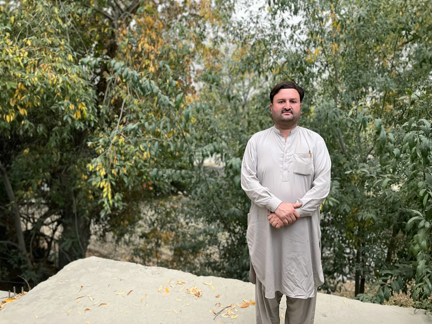 Imran Khan, a VDRMC member from Marjunka, Shigar.