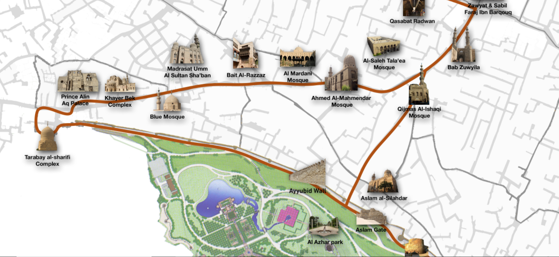 Map of the route, which is expected to welcome more than 3,000 visitors in 2023.