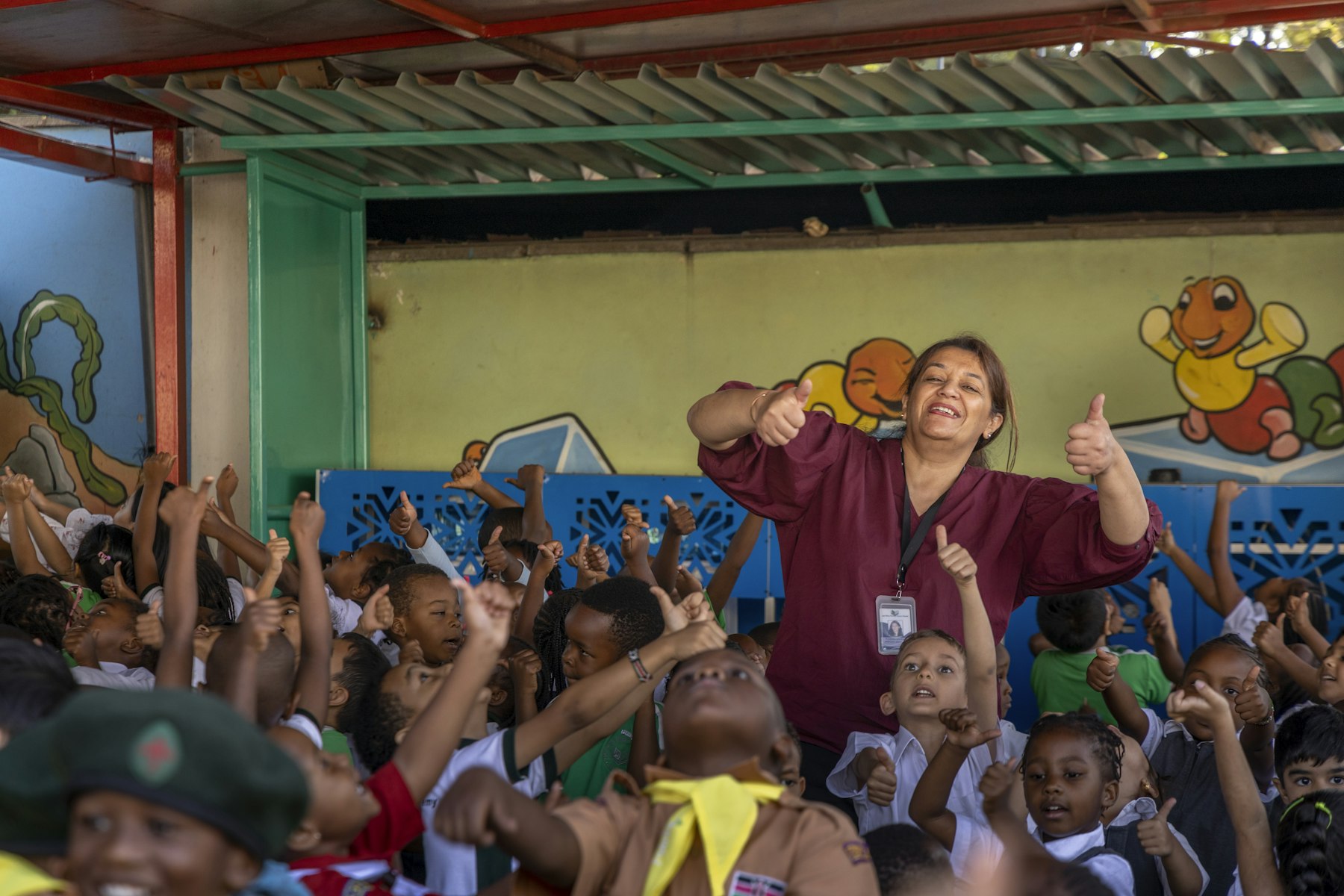 “You can instil bravery, fearlessness, strength in ways that will shape the individuals they are for the future,” says Waseema of her students. “No other job gives you this challenge, while providing all the joy at the same time.”