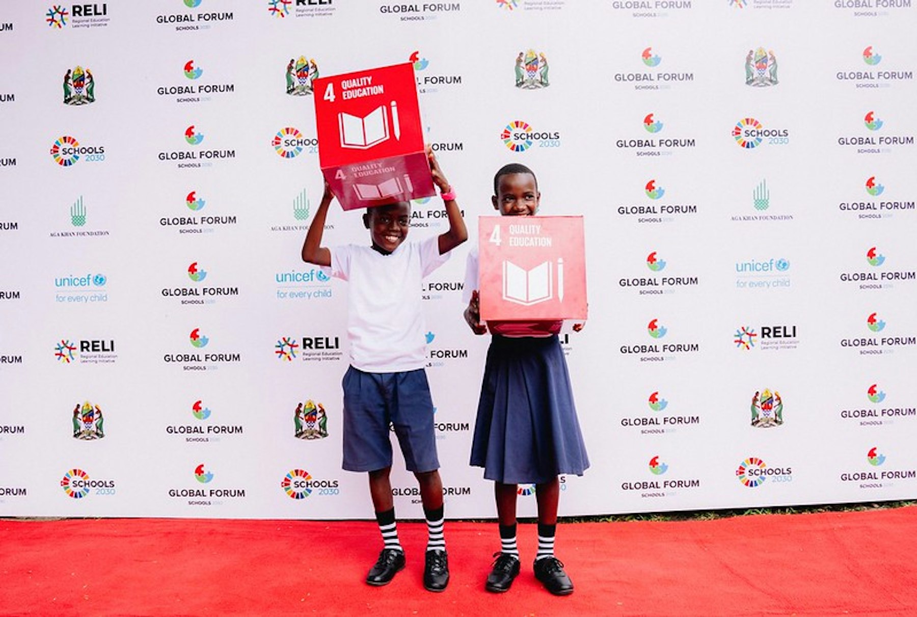 Students from local schools attended last year's Global Forum held in Dar es Salaam, Tanzania.