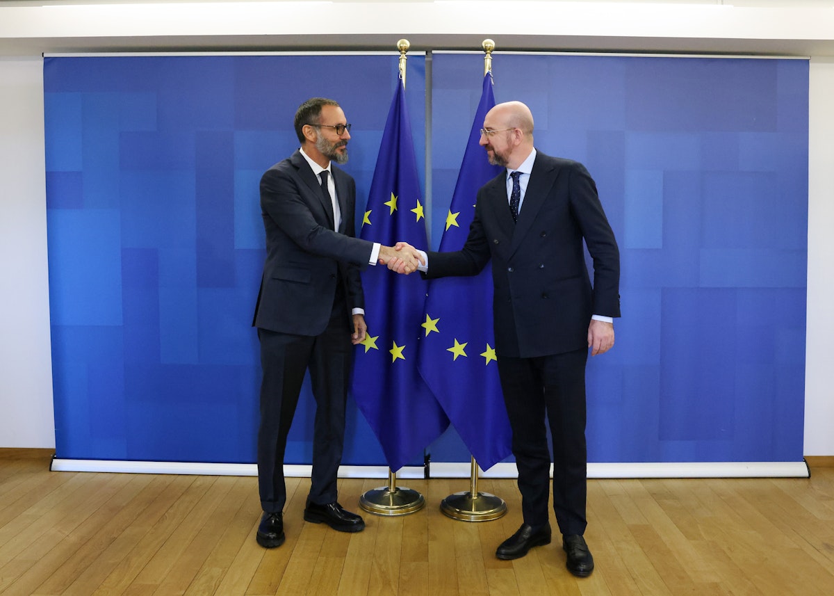 Prince Rahim Aga Khan meets the President of the European Council
