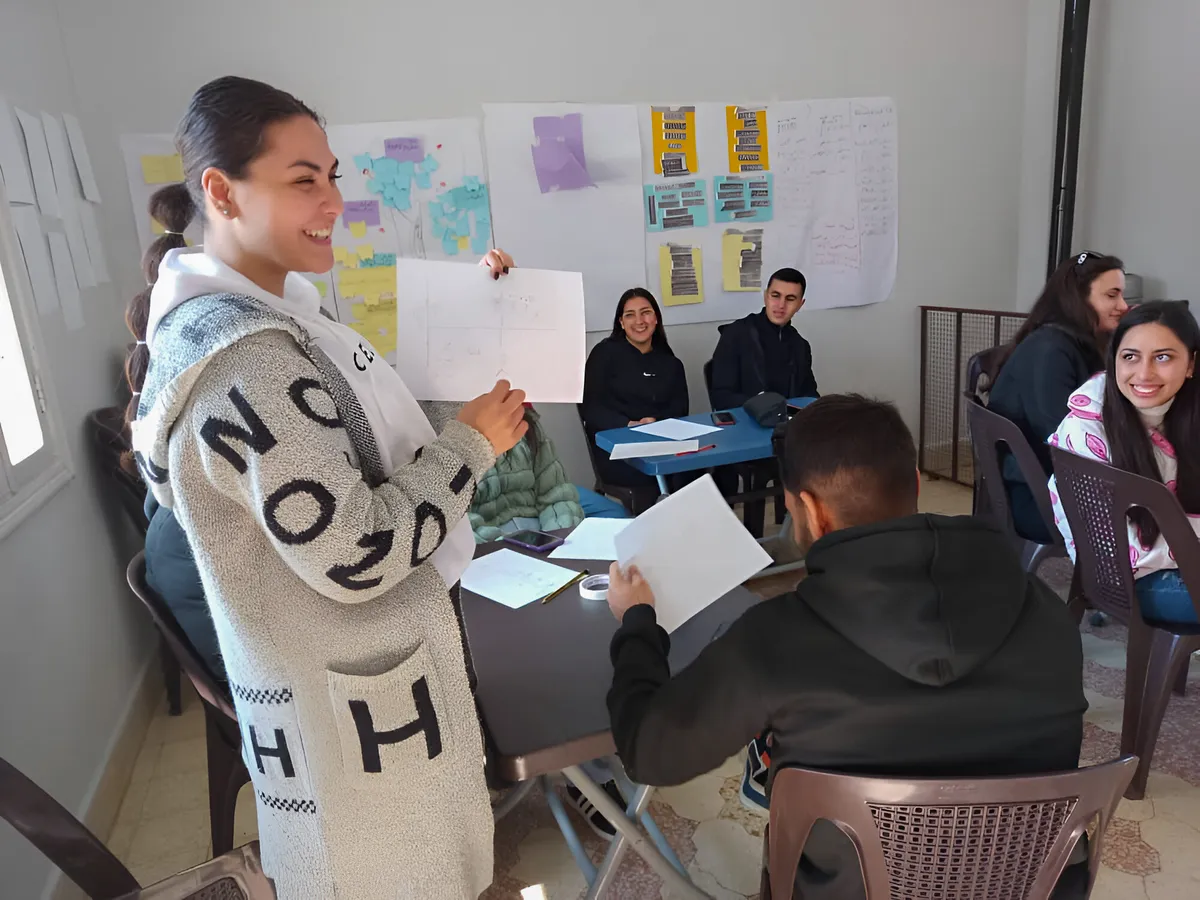 Syrian youth designing their future